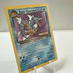 Dark Gyarados 8/82 Holo Team Rocket Prerelease Promo Pokemon TCG LP - Image 3
