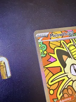 Pokemon Meowth ex 121/088 SIR Perfect Order Pack Fresh Near Mint!!! - Image 4