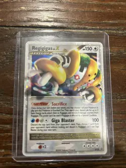 Pokemon TCG Regigigas LV.X DP Black Star Promotional DP30 Holo Promo - Image 1