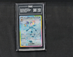 TAG 10 GEM MINT JAPANESE POKEMON 2024 GLACEON EX 206/187 FESTIVAL SV8a - Image 1