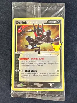 Greninja Gold Star SWSH144 SEALED Black Star Promo Celebrations ETB Pokemon - NM - Image 1