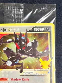 Greninja Gold Star SWSH144 SEALED Black Star Promo Celebrations ETB Pokemon - NM - Image 3