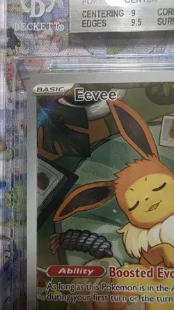 Pokemon Center Stamp Promo Eevee #173 Prismatic Evolutions ETB BGS 9 #2 - Image 3