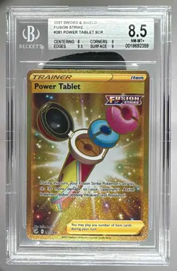 2359 Power Tablet 2021 Pokemon Sword & Shield Fusion Strike #281 BGS 8.5 - Image 1