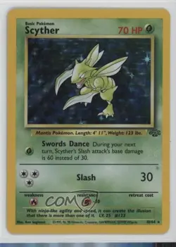 Scyther Holo Pokemon Jungle #10 1999 - Image 1