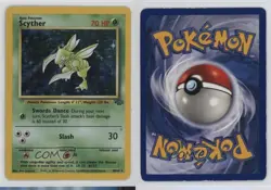 Scyther Holo Pokemon Jungle #10 1999 - Image 3