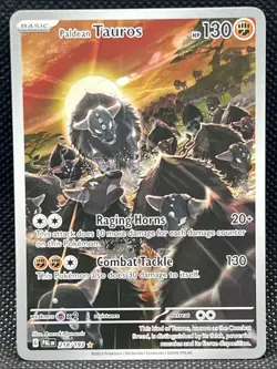 Pokemon TCG Paldean Tauros 218/193 Palea Elvolved - Image 1