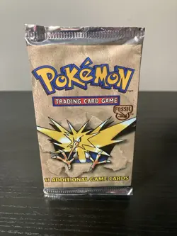 Pokemon TCG: Fossil 1999 Unlimited Booster Pack New Authentic Sealed - Image 1