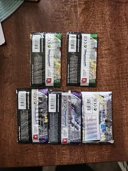 Pokemon Booster Pack Lot (5 Packs) – 2x Evolving Skies + Chilling Reign + Silver - Image 2
