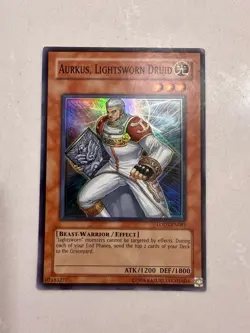 Aurkus, Lightsworn Druid LODT-EN081 Super Rare Played Unlimited - Image 1