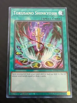 Yugioh Tokusna Shinyojin MP24-EN106 Secret Rare 1st Edition NM - Image 1