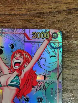NAMI MANGA ALT ART OP01-016 R THE BEST PRB-01 COMIC PARALLEL ONE PIECE CARD 2024 - Image 4