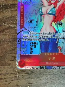 NAMI MANGA ALT ART OP01-016 R THE BEST PRB-01 COMIC PARALLEL ONE PIECE CARD 2024 - Image 5