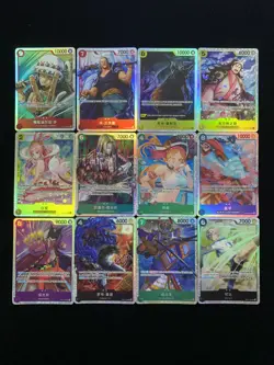 2025 One Piece S-Chinese Nami Shirahoshi Foxy Koby SR Holo Lot*12 LU57 - Image 1