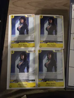 One Piece - Nico Robin C EB03-054 Playset (x4) - Heroines Edition NM - Image 1