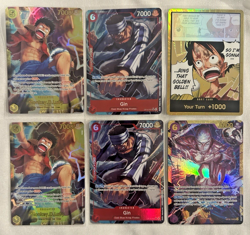 Monkey.D.Luffy OP15-119 SEC One Piece LOT 6x Enel GOLD Don MINT 6x LOT - Image 1