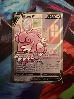 Pokemon TCG Blissey V (Alternate Full Art) 183/198 Chilling Reign - Image 1