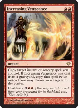 Increasing Vengeance - Medium Play MTG Dark Ascension - Image 1