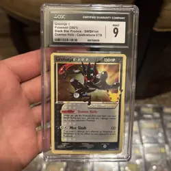 Greninja Gold Star SWSH144 SWSH: Sword & Shield Promo Cards Holo CGC 9 - Image 1
