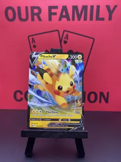 Pikachu V SWSH285 2023 Pokemon TCG Card Promo Ultra Holo Rare Card NM HOLO - Image 1