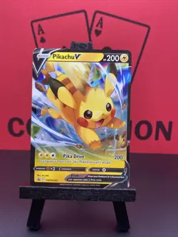 Pikachu V SWSH285 2023 Pokemon TCG Card Promo Ultra Holo Rare Card NM HOLO - Image 2