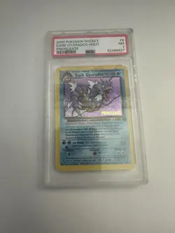 Pokemon TCG Dark Gyarados Prerelease Holo Rare Card 8/82 Vintage - Image 1