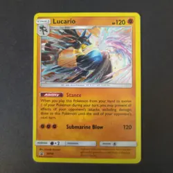 Pokemon Card TCG: Lucario SM54 - Black Star Promo - Image 1