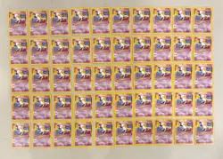 2000 WOTC POKEMON LEAGUE MEW #8 BLACK STAR PROMO LOT OF 50 CARDS UNPLAYED E - Image 1