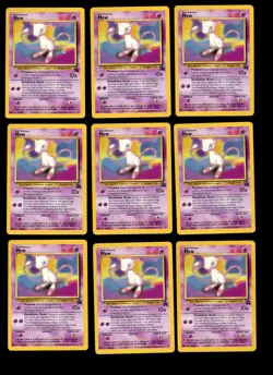 2000 WOTC POKEMON LEAGUE MEW #8 BLACK STAR PROMO LOT OF 50 CARDS UNPLAYED E - Image 2
