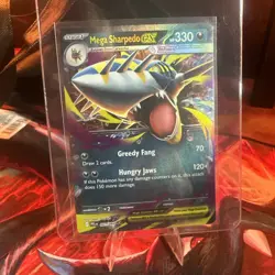 pokemon cards - Mega Sharpedo EX 061/094 - Dark - Greedy Fang - Hungry Jaws - Image 1
