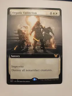 Organic Extinction 43 Extended Art MtG Commander: Kamigawa: Neon Dynasty Regular - Image 1