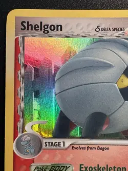 Shelgon 54/113 EX Delta Species Pokemon Card Reverse Holo Foil Rare MP - Image 3