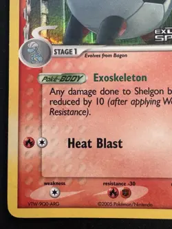 Shelgon 54/113 EX Delta Species Pokemon Card Reverse Holo Foil Rare MP - Image 5