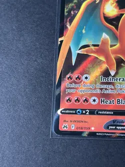 Pokemon TCG Charizard v Crown Zenith Holo Ultra Rare Card 018/159 - Image 4