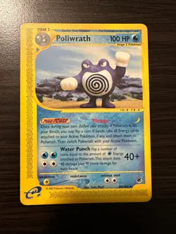 Poliwrath Expedition Base Set 60/165 Rare Vintage Pokemon TCG Card - Image 1