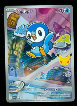Pokemon PIPLUP MEP 042 Ascended Heroes - 1st Partner FULL ART PROMO - Card A - Image 1