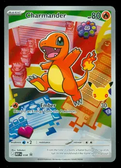 Pokemon CHARMANDER MEP 038 Ascended Heroes 1st Partner FULL ART PROMO - Card B - Image 1