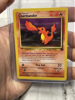 Charmander 50/82 Team Rocket 1999 Pokemon Card Common Vintage Pokemon WOTC MP - Image 1