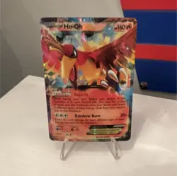Pokemon Ho-Oh EX 22/124 Full Art Ultra Rare Holo 160HP Rainbow Burn Card - Image 1