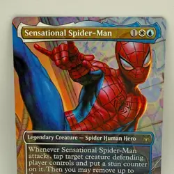 Magic The Gathering Sensational Spider-Man Marvel Secret Lair 0025 Rare MTG Card - Image 1