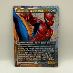 Magic The Gathering Sensational Spider-Man Marvel Secret Lair 0025 Rare MTG Card - Image 2