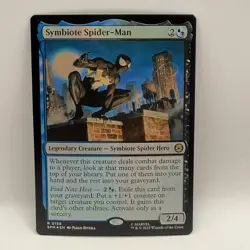 Symbiote Spider-Man 0156 Foil Marvel Secret Lair MTG Magic Card 2025 Rare - Image 2
