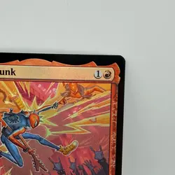 Spider-Punk 0092 FOIL Marvel Secret Lair Magic The Gathering MTG Rare Card - Image 3