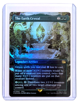 The Earth Crystal R 0342 Borderless FOIL FFIII FIN MTG FINAL FANTASY EN NM/M - Image 3