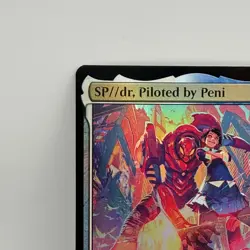 SP//dr Piloted by Peni 0147 Foil Marvel Secret Lair MTG Magic Card Spider Hero - Image 4