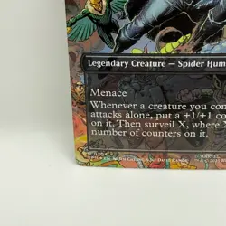 Magic The Gathering Spider-Man Noir 0204 Marvel Secret Lair Foil Rare MTG Card - Image 5