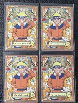 Naruto Kayou Naruto Uzumaki SP x4 NRSA01 Heaven Scroll Lot Cards - Image 1