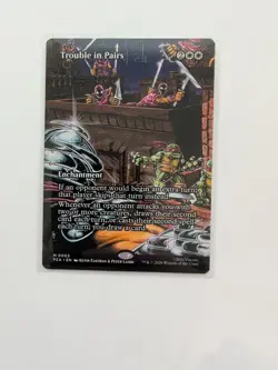 Trouble In Paris Borderless Magic Mtg Teenage Mutant Ninja Turtles Mythic - Image 1