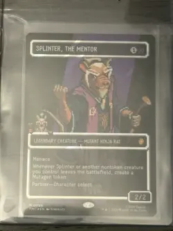 Splinter, the Mentor (0089) (Borderless) (Surge Foil) Commander: Teenage Mutant - Image 1