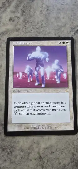 Opalescence Urza's Destiny Regular Rare MTG LP Reserved List - Image 1